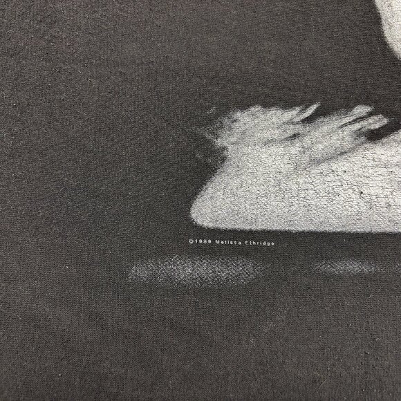 Vintage Melissa Etheridge Brave & Crazy Concert Band Shirt Black Sz S/M (Tag L) - Picture 4 of 9